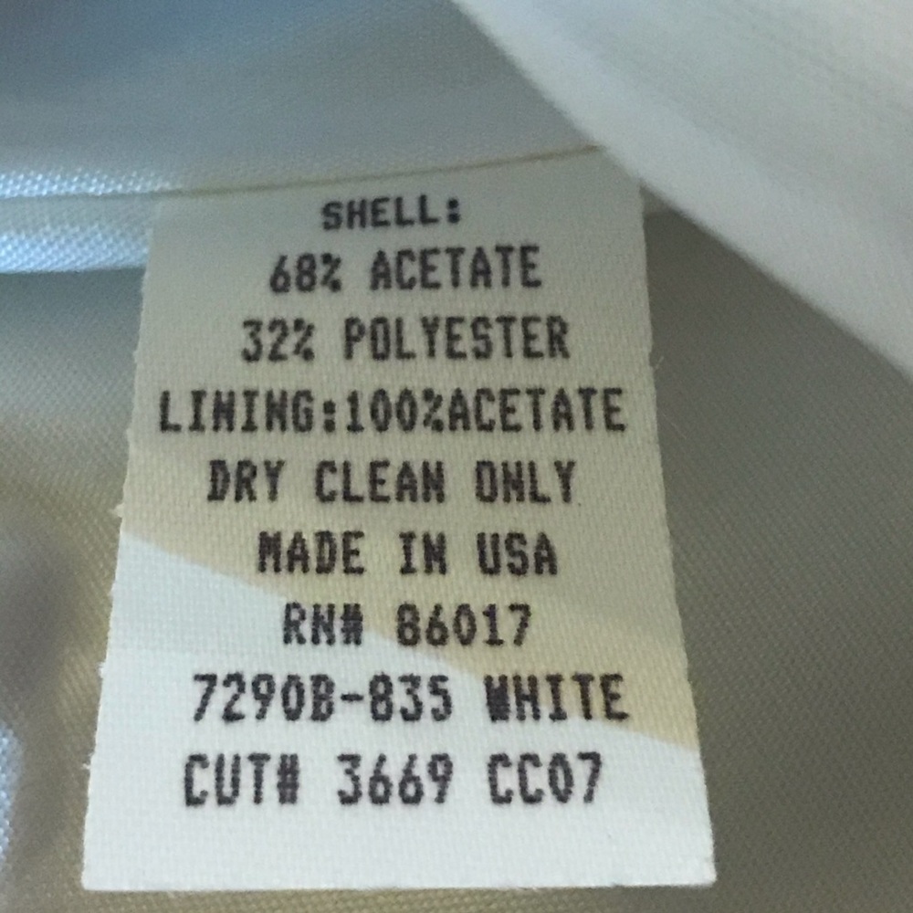 🆕 Bebe White Sexy Skirt Two-Piece Suit-Size 4 - Picture 8 of 8